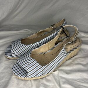 LifeStride Socialite Espadrille Wedge Sandal 10